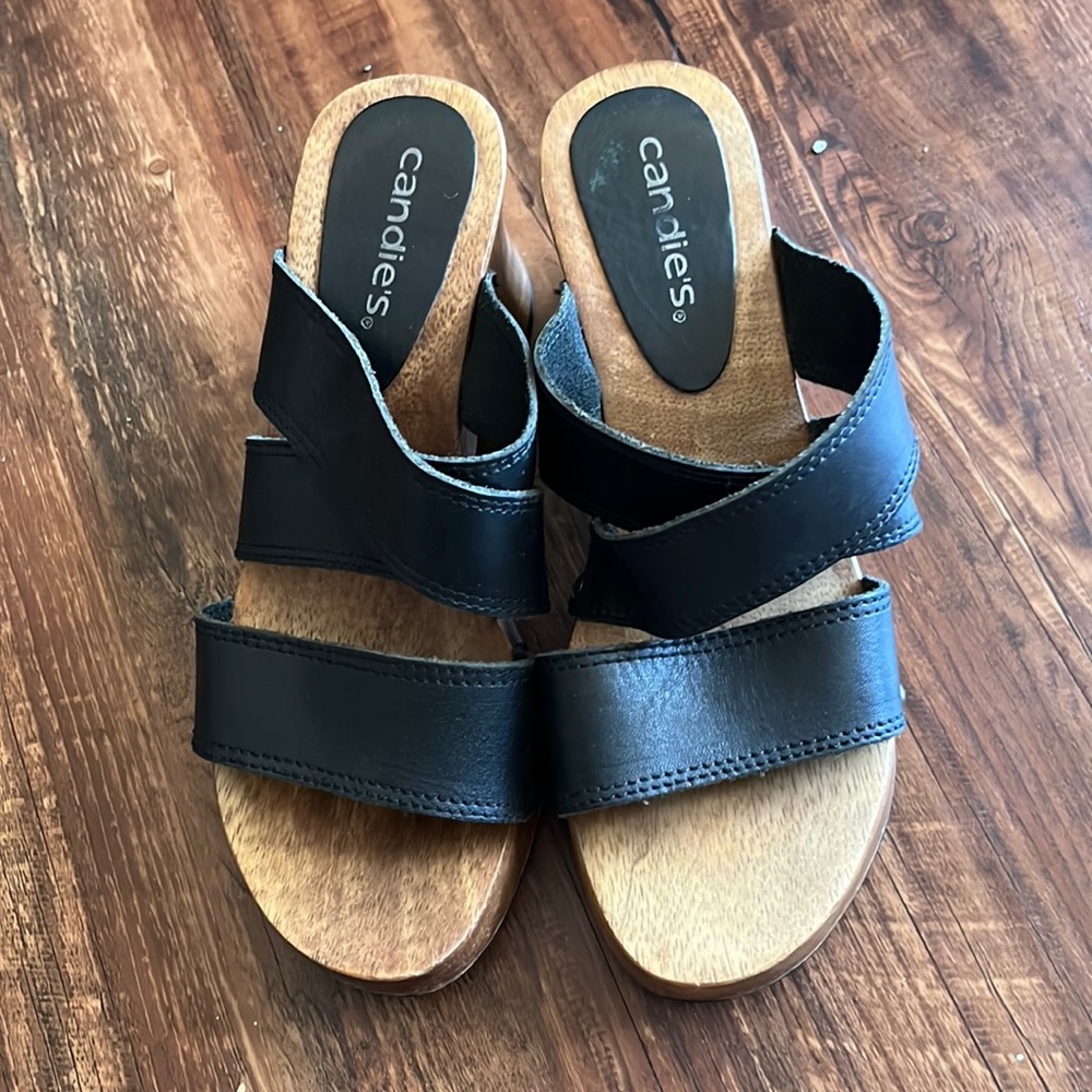 VINTAGE Candies Slid On Clog Sandals!